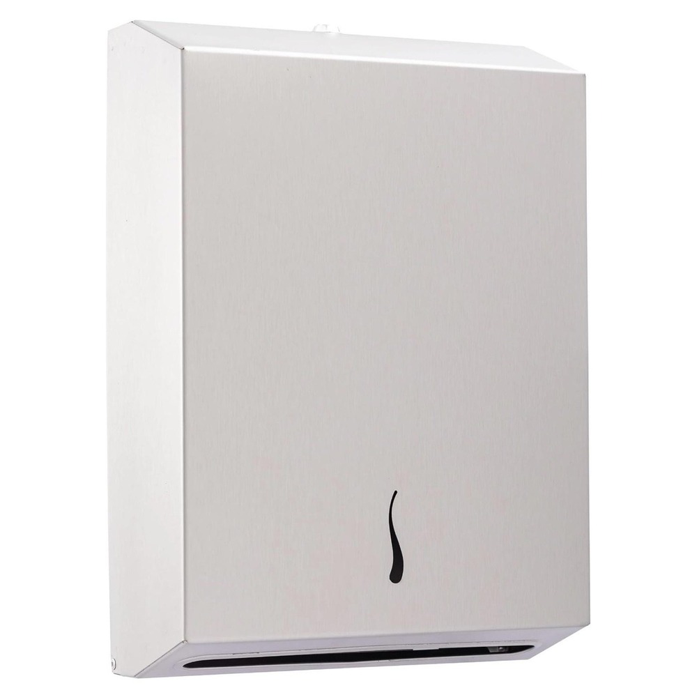 Vellora Paper Towel Dispenser SS304 Stainless Steel Lock Wall Mount 400 C-Fold